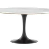 Aboah, Eettafel, Rond, Wit Marmer, 145 Cm