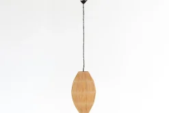 Aimee, Hanglamp, Raffia En Ijzer, L