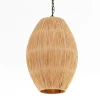 Aimee, Hanglamp, Raffia En Ijzer, S