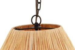Aimee, Hanglamp, Raffia En Ijzer, S