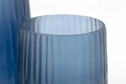 Arez, Vaas, Glas, Blauw, M