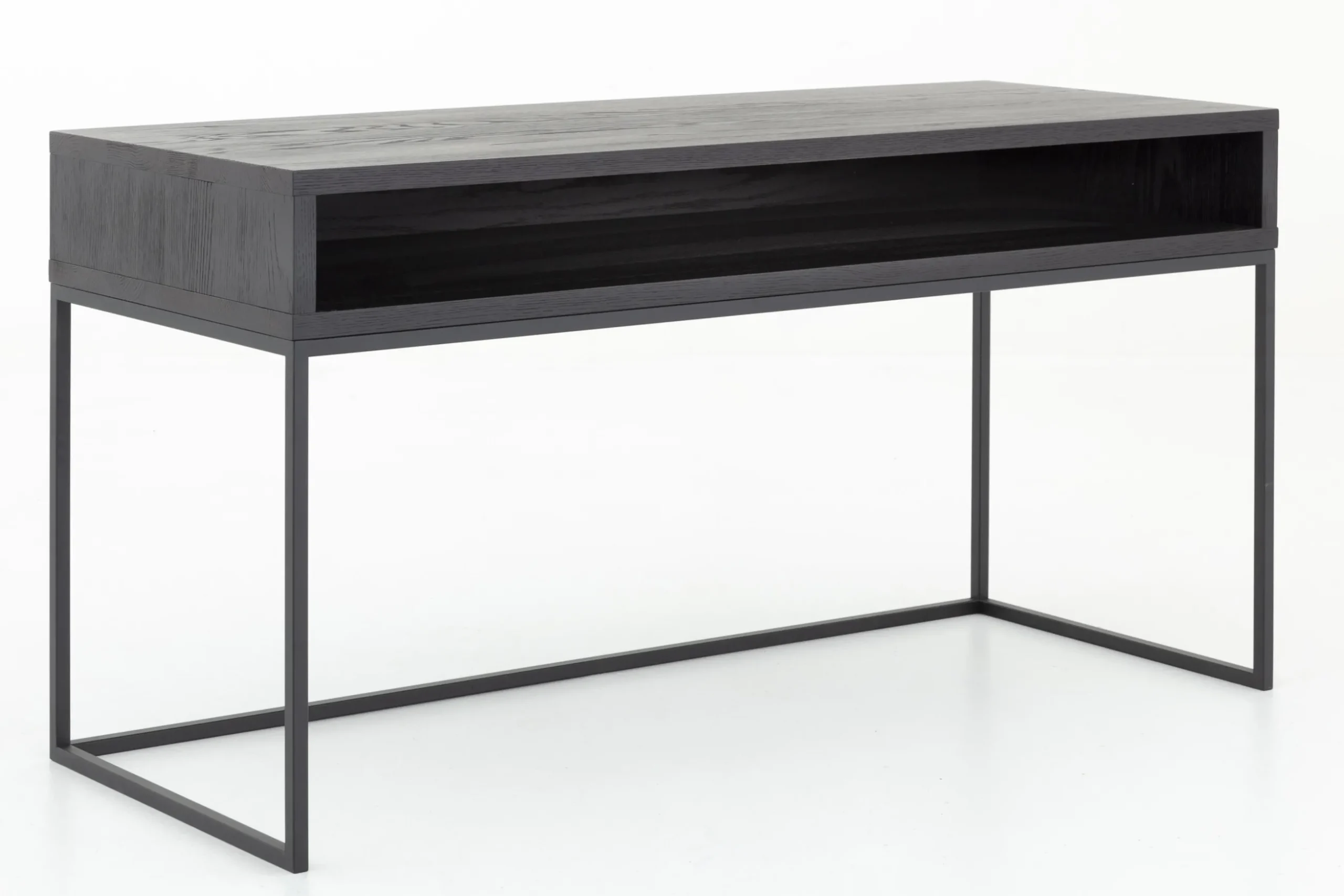Armand, Bureau, Zwart Eiken En Metaal