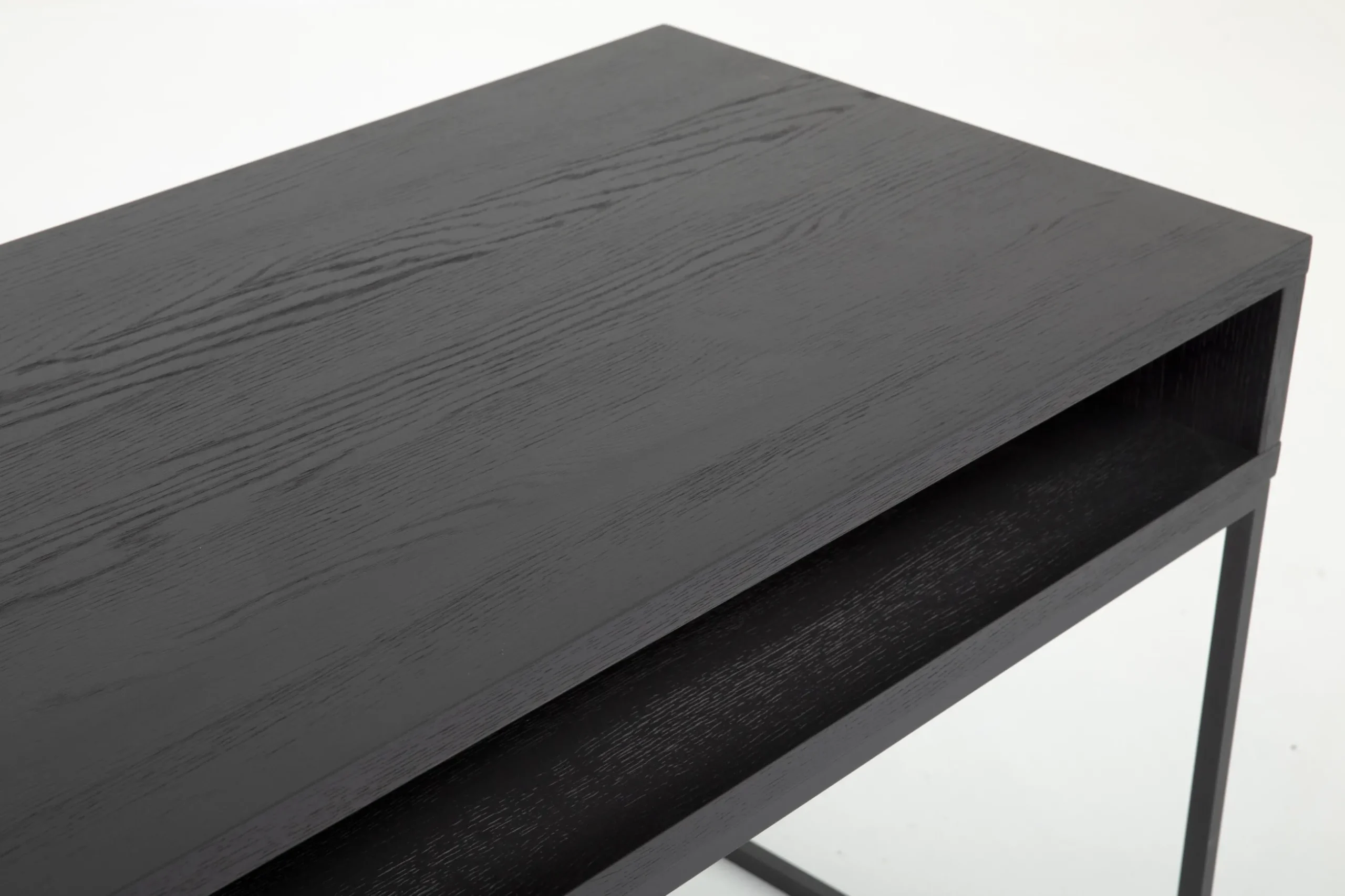Armand, Bureau, Zwart Eiken En Metaal