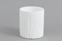 Ayla, Vaas, Glas, Wit, O8X9,5H