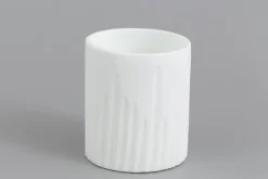 Ayla, Vaas, Glas, Wit, O8X9,5H