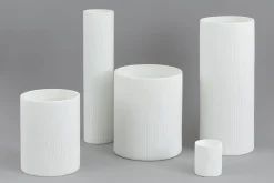 Ayla, Vaas, Glas, Wit, O8X9,5H