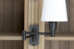 Balmore, Boekenkast, Verweerd Eiken, 2-Delig, Met Ladder