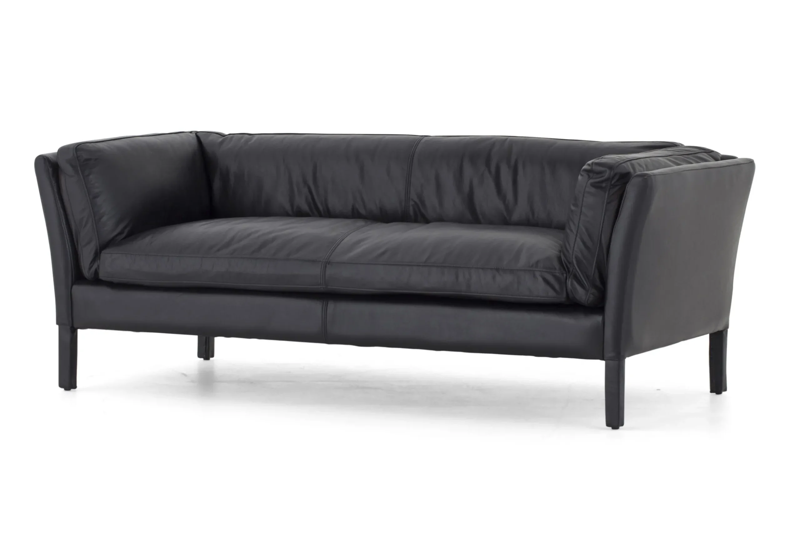 Bellamy, Bank, Zwart, Leer, 2,5-Zits