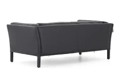 Bellamy, Bank, Zwart, Leer, 2,5-Zits