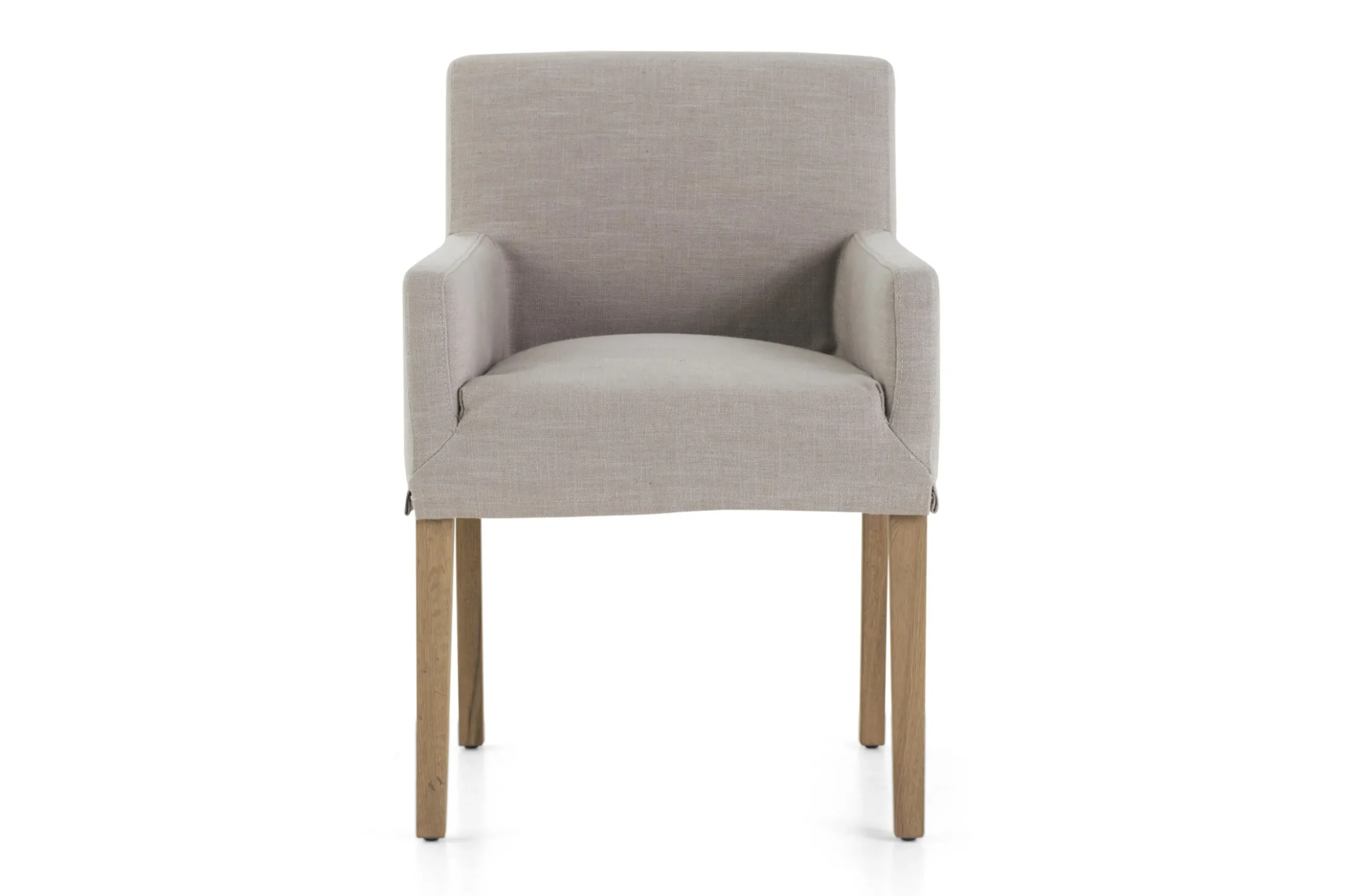 Billy, Fauteuil, Berken, Gebroken Wit Linnen