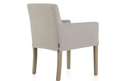 Billy, Fauteuil, Berken, Gebroken Wit Linnen
