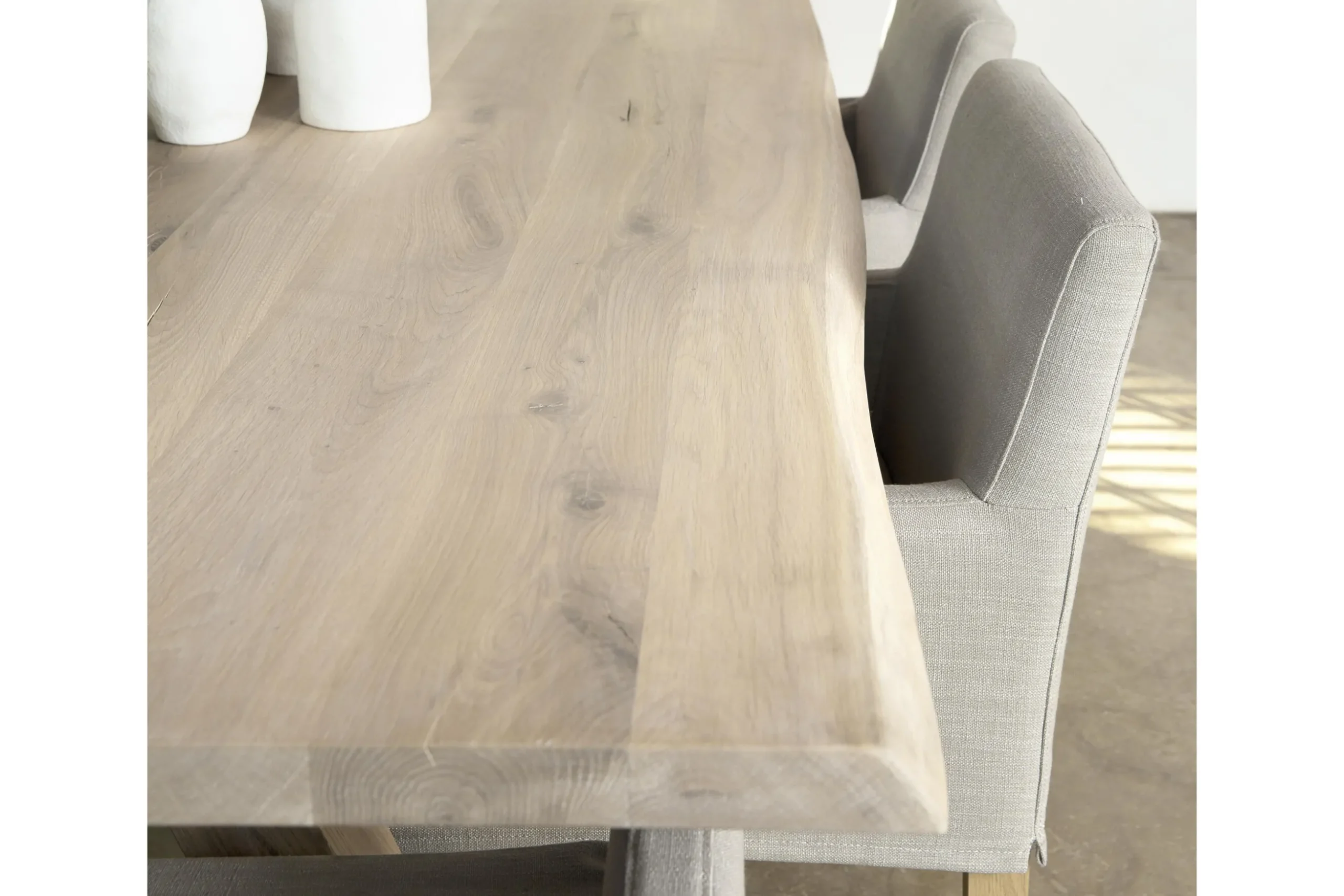 Billy, Fauteuil, Berken, Gebroken Wit Linnen