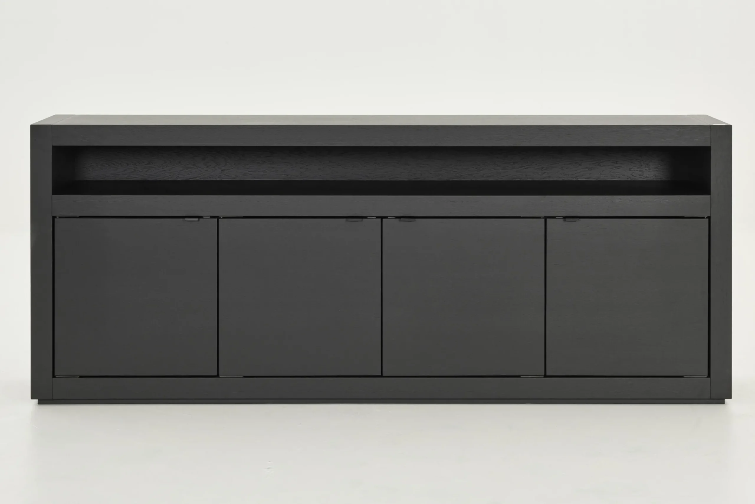 Bjorn, Dressoir, Zwart, 4 Deurs, Met Dimbare Led-Verlichting