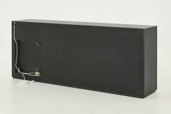 Bjorn, Dressoir, Zwart, 4 Deurs, Met Dimbare Led-Verlichting