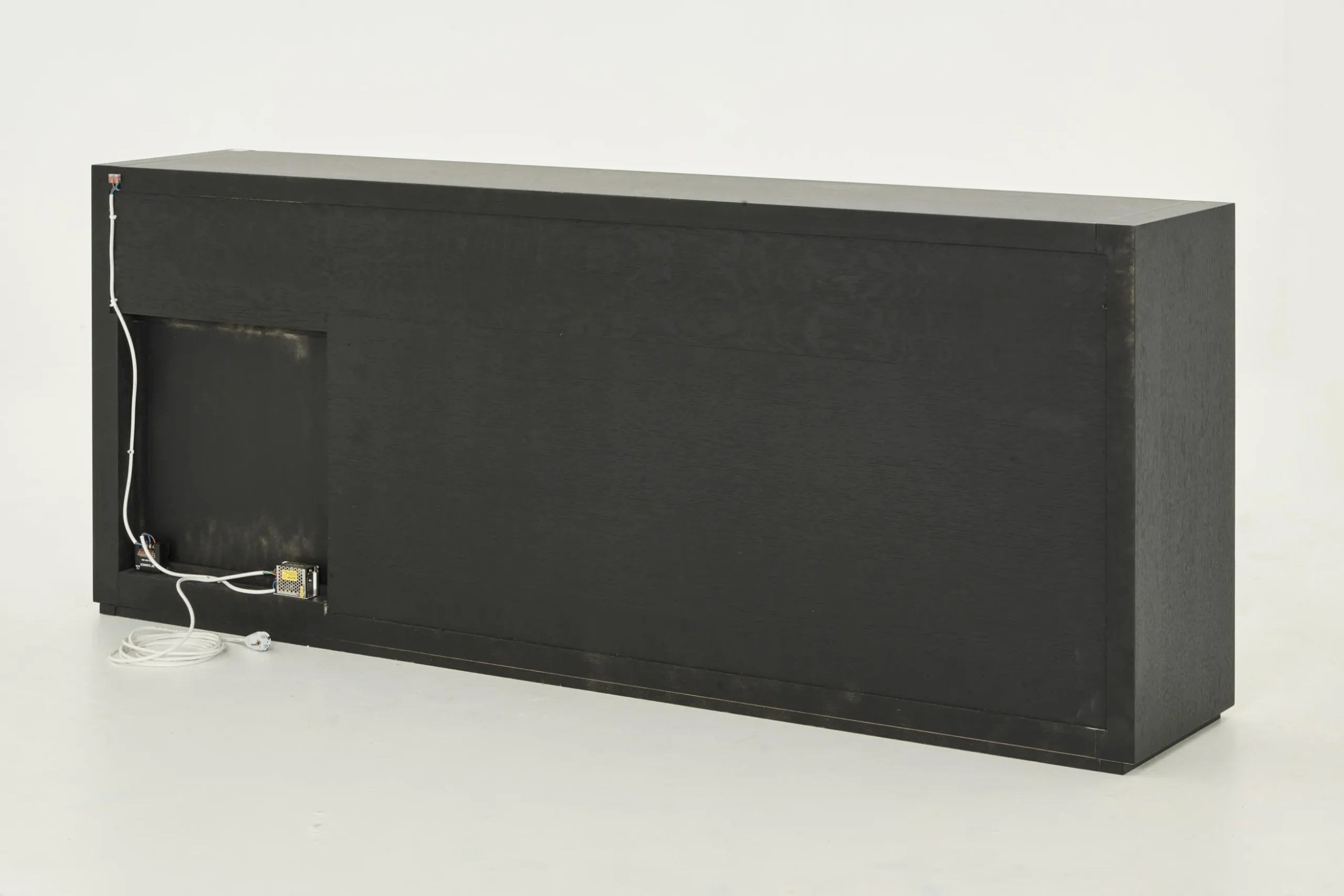Bjorn, Dressoir, Zwart, 4 Deurs, Met Dimbare Led-Verlichting