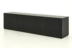 Bjorn, Tv-Meubel, Zwart, 2 Deuren, 4 Lades