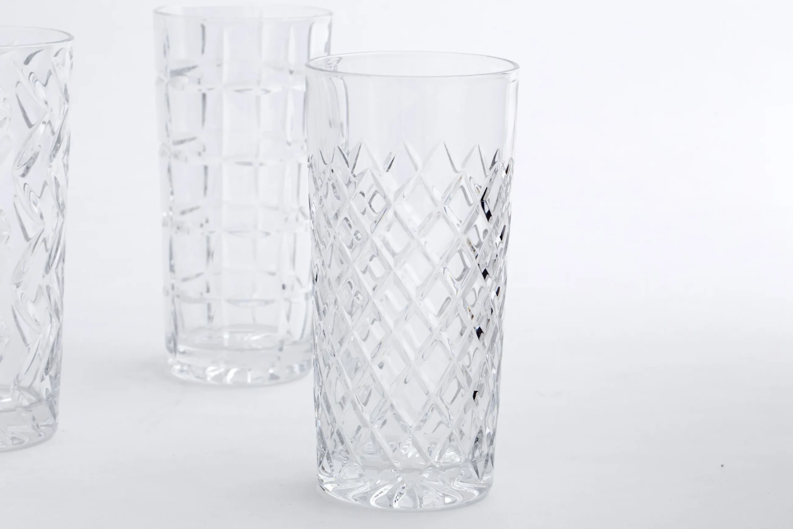 Bogart, Hoog Glas, Handgeslepen, Set Van 6
