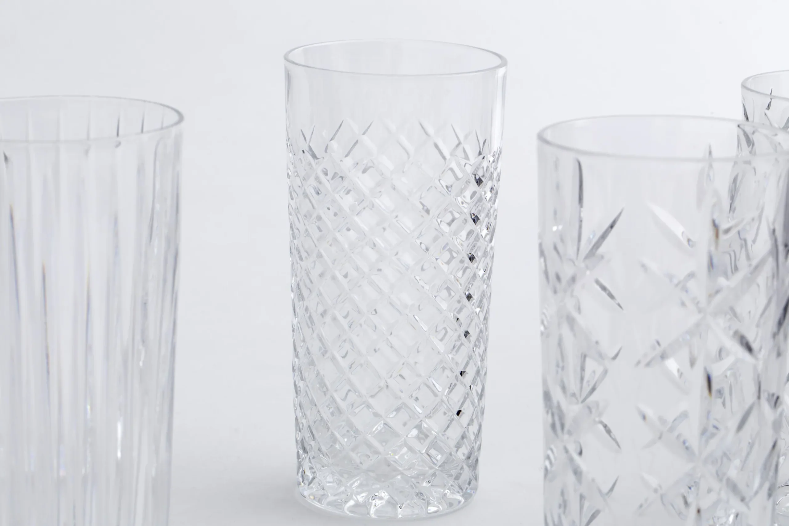 Bogart, Hoog Glas, Handgeslepen, Set Van 6