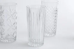 Bogart, Hoog Glas, Handgeslepen, Set Van 6