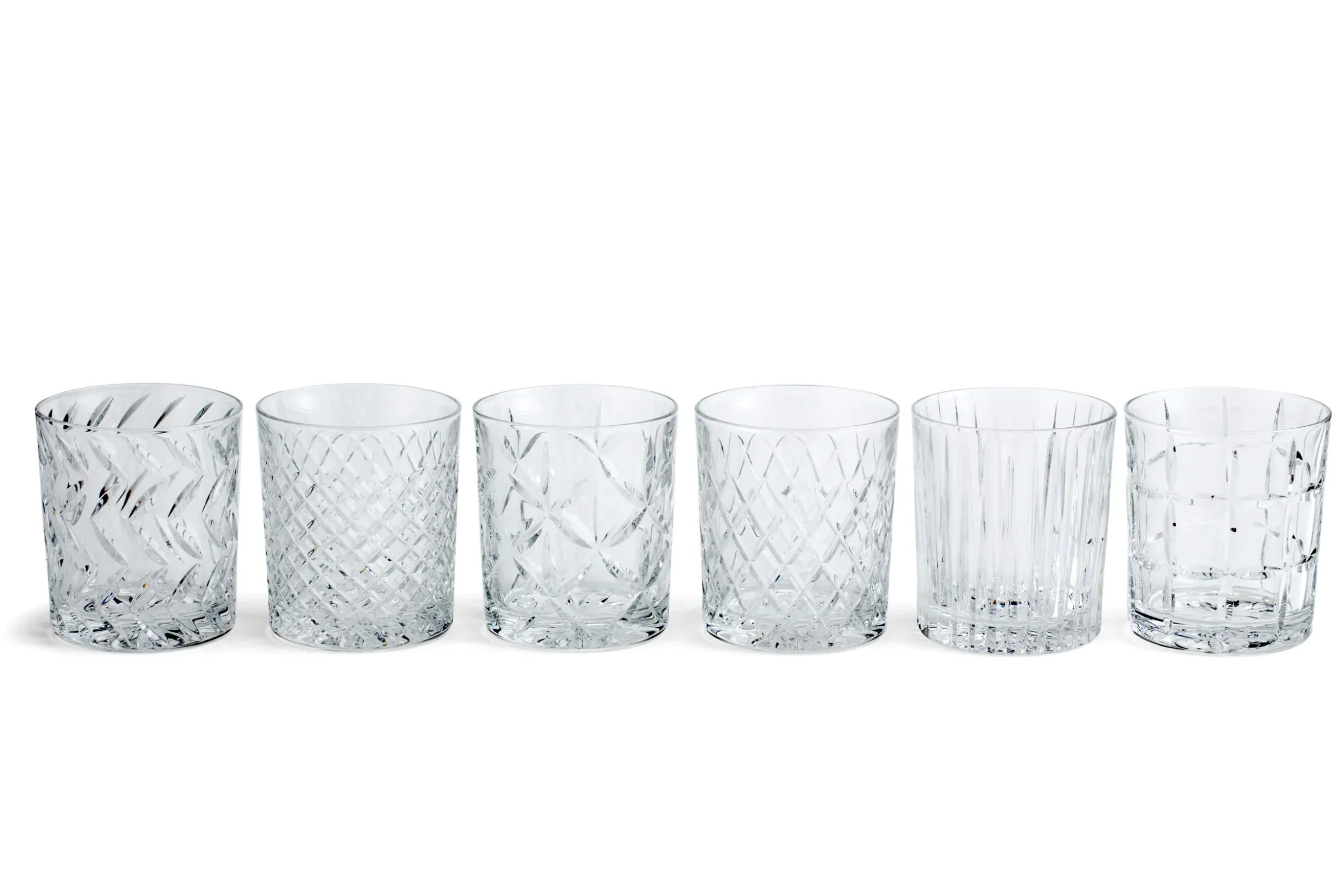 Bogart, Whiskyglas, Handgeslepen, Set Van 6