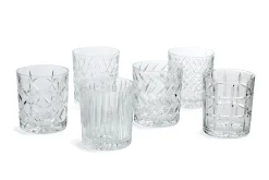 Bogart, Whiskyglas, Handgeslepen, Set Van 6