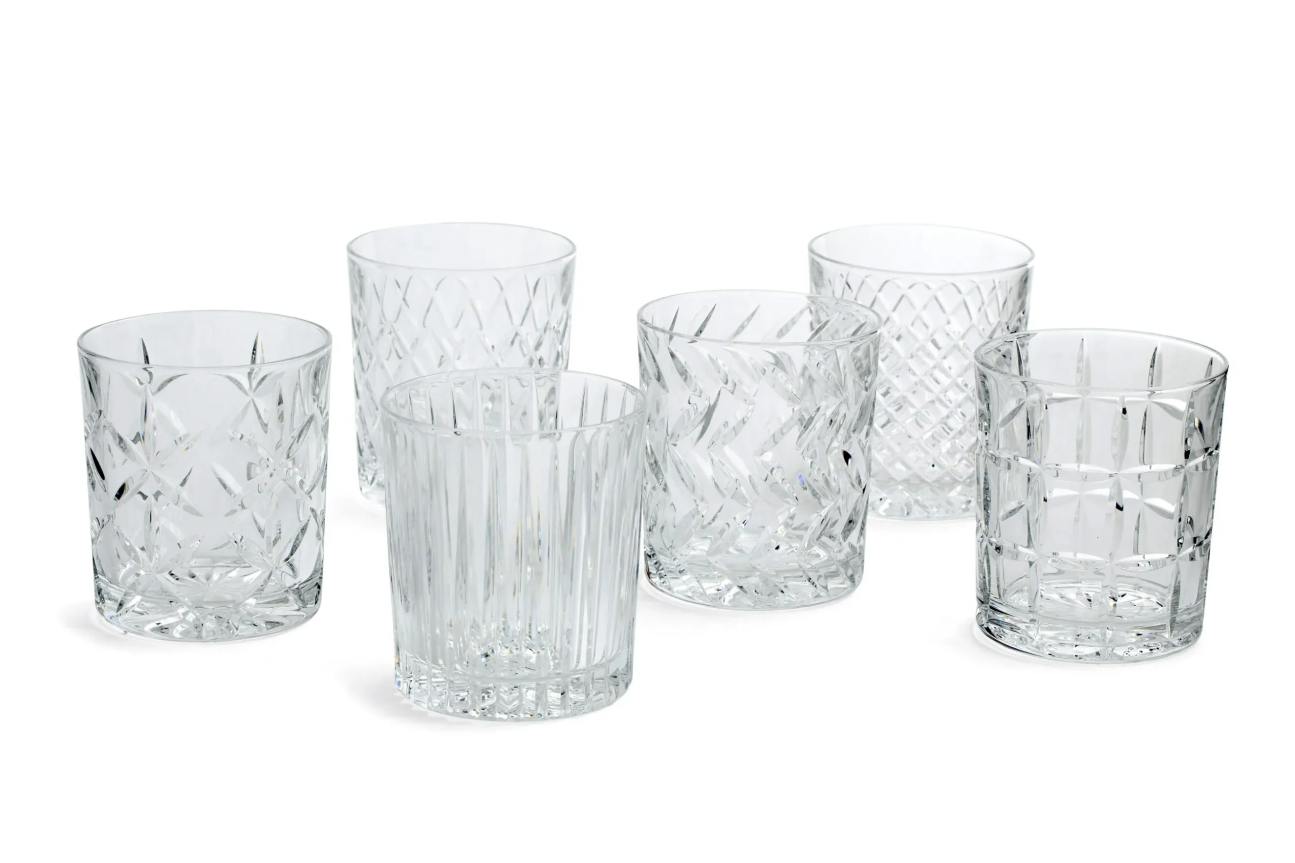 Bogart, Whiskyglas, Handgeslepen, Set Van 6
