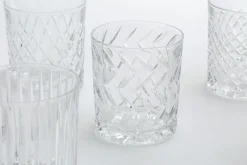 Bogart, Whiskyglas, Handgeslepen, Set Van 6
