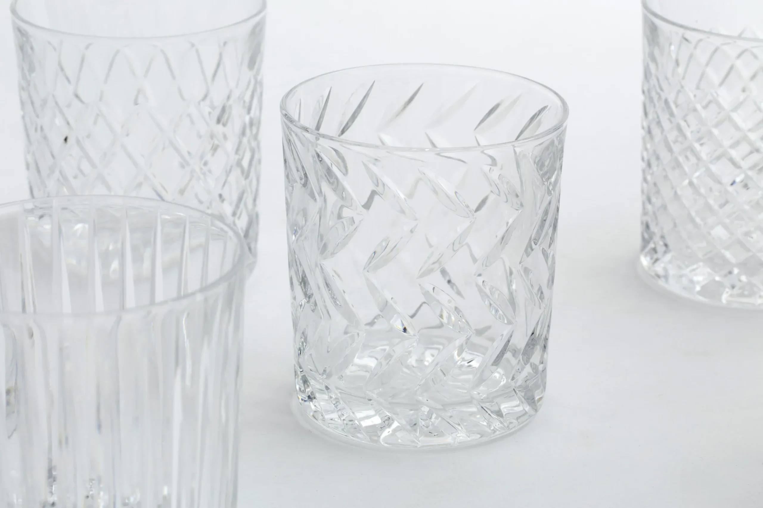 Bogart, Whiskyglas, Handgeslepen, Set Van 6