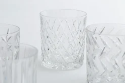 Bogart, Whiskyglas, Handgeslepen, Set Van 6