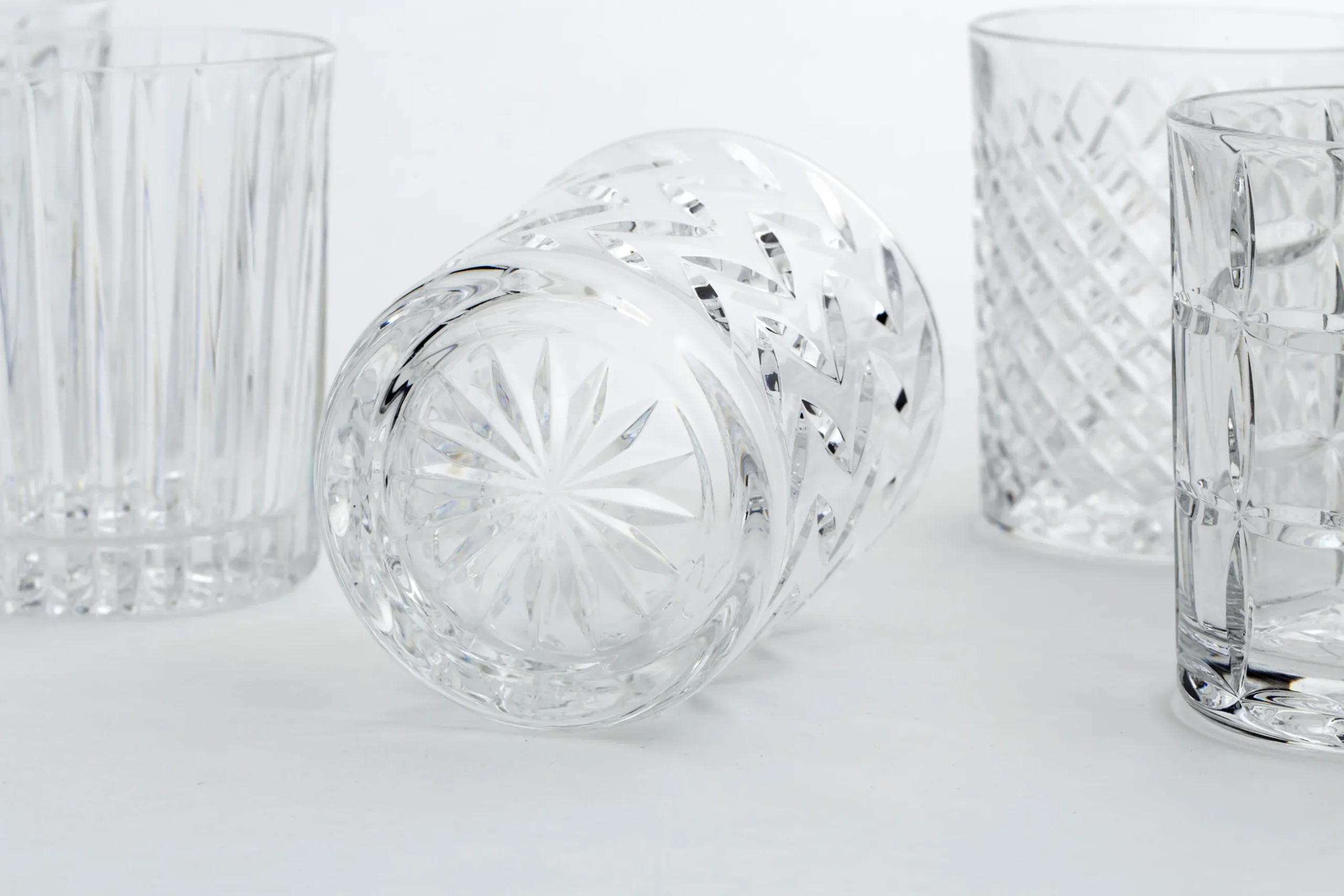 Bogart, Whiskyglas, Handgeslepen, Set Van 6