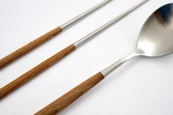 Borneo, Lepel En Eetstokjes, Set Van 2