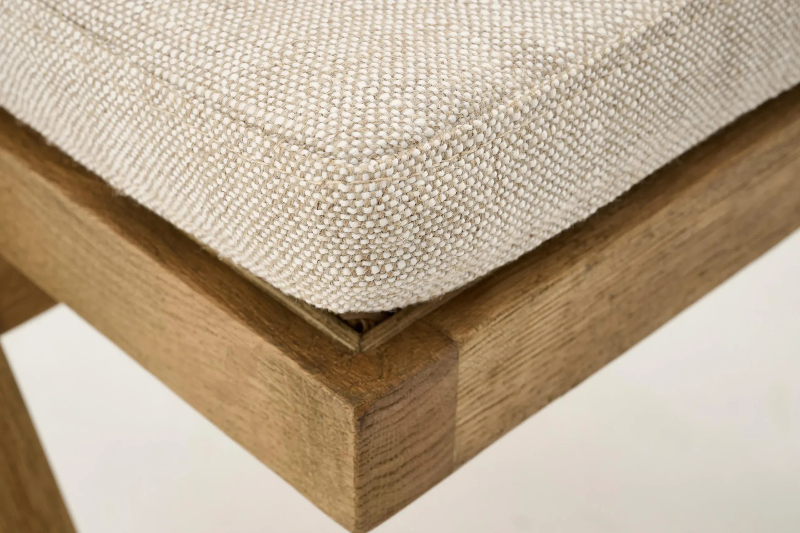 Bruno, Fauteuil, Eiken, Riet, Met Kussen