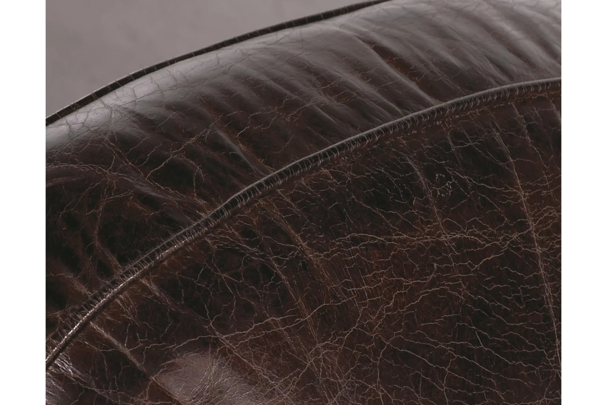 Burnham, Club Fauteuil, Donkerbruin, Leer
