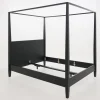 Cape Cod, Hemelbed, Zwart, 180 Cm