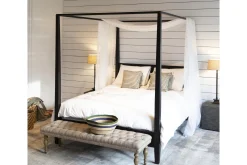 Cape Cod, Hemelbed, Zwart, 180 Cm