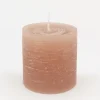Celine, Kaars, Kleur Sienna Rood, 7X8Cm