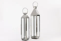 Charme, Lantaarn, Staal En Glas, Xl