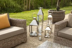 Charme, Lantaarn, Staal En Glas, Xl