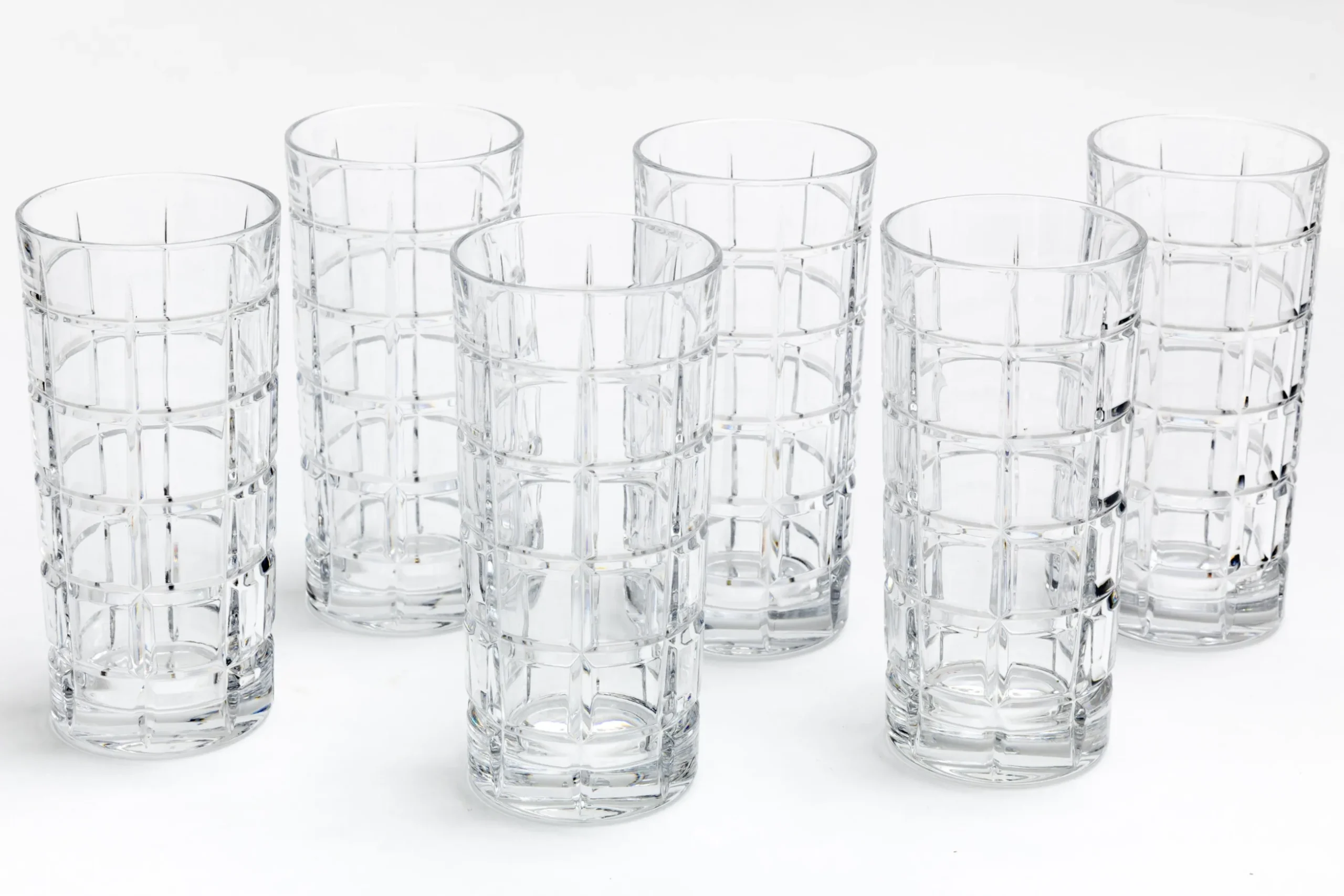 Chopin, Hoog Glas, Handgeslepen, Set Van 6