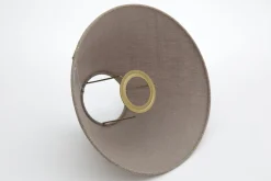 Circum, Lampenkap, Naturel En Grijs, Conisch, 23 Cm