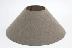 Circum, Lampenkap, Naturel En Grijs, Conisch, 45 Cm