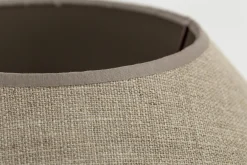 Circum, Lampenkap, Natuurlijk En Zilver, Conisch, 45 Cm