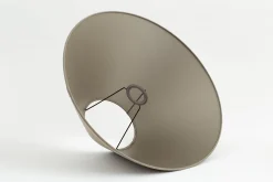 Circum, Lampenkap, Natuurlijk En Zilver, Conisch, 45 Cm