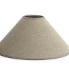 Circum, Lampenkap, Natuurlijk En Zilver, Conisch, 30 Cm