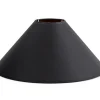 Circum, Lampenkap, Zwart En Goud, Conisch, 30 Cm