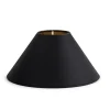 Circum, Lampenkap, Zwart En Goud, Conisch, 23 Cm