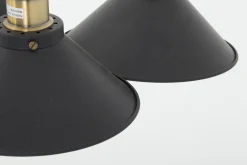 Cirino, Hanglamp, Zwart, 3 Lampenkappen