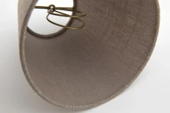 Clips, Lampenkap, Naturel En Grijs, Conisch, 14 Cm