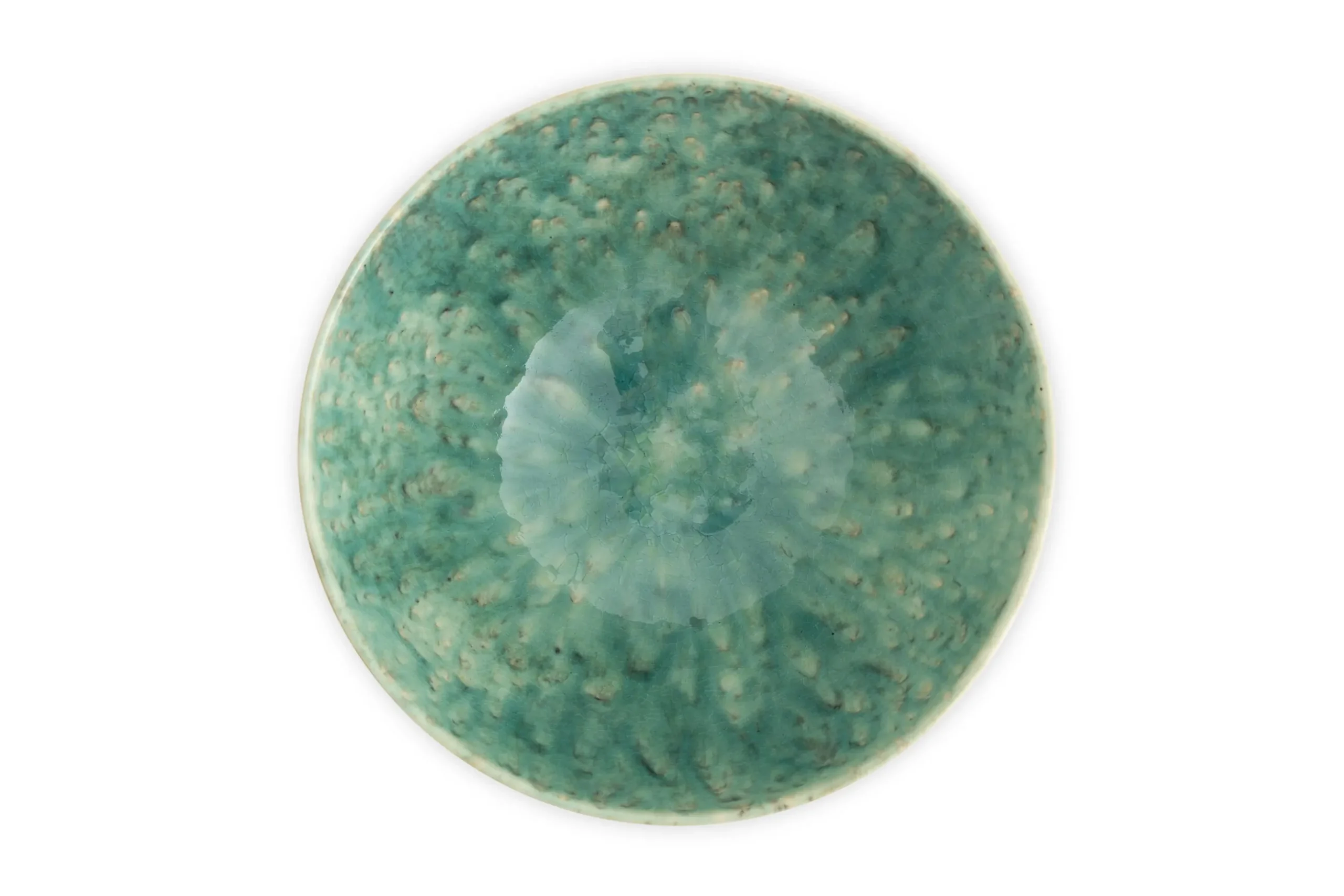 Cresta, Serveerschaal, Keramiek, Turkoois, Rond, 24Cm