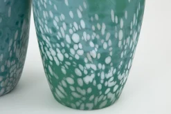 Dego, Vaas, Glas, Turkoois, S